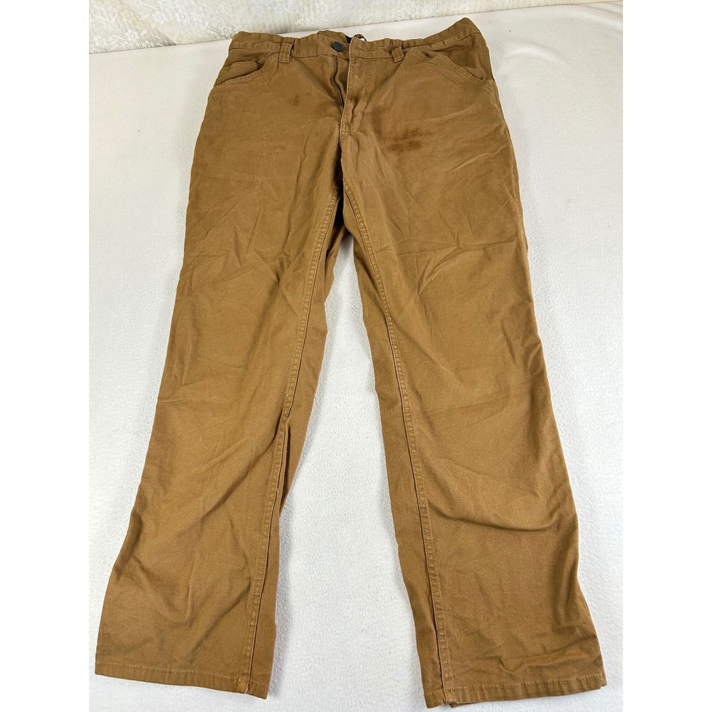 Ridgecut Work Pants Men 38x32 Brown Rugged